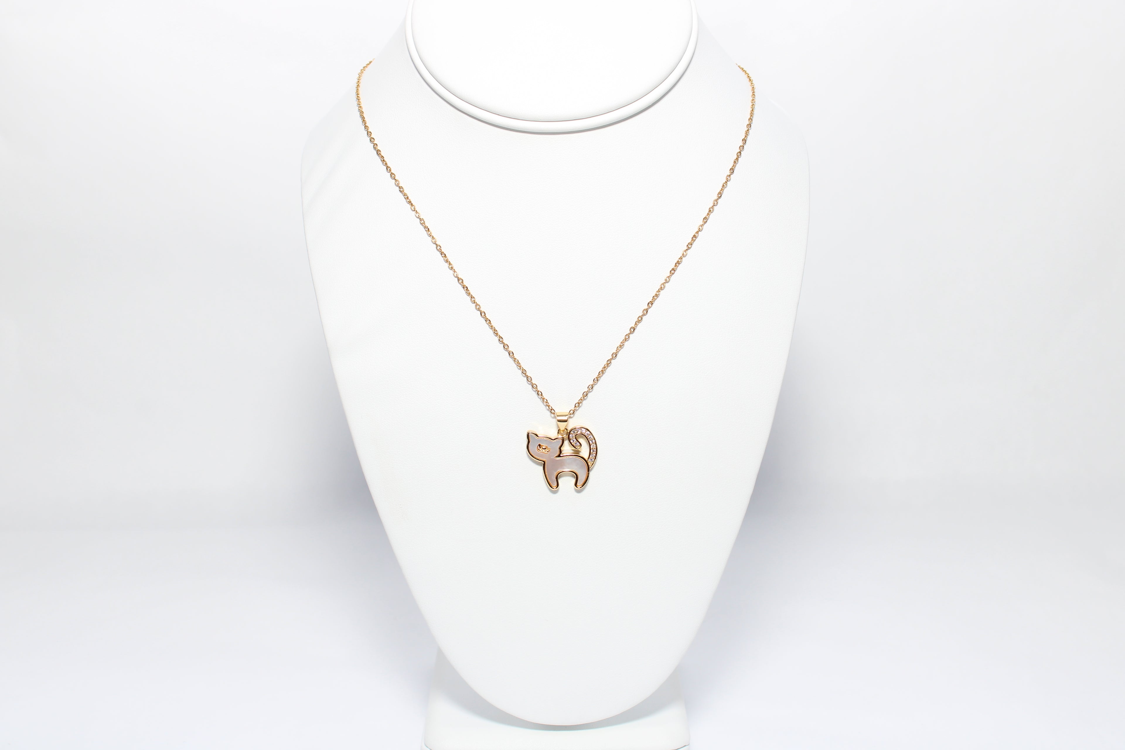 Sacred Dream | 18K Gold-Filled Cat Necklace | Stainless Steel