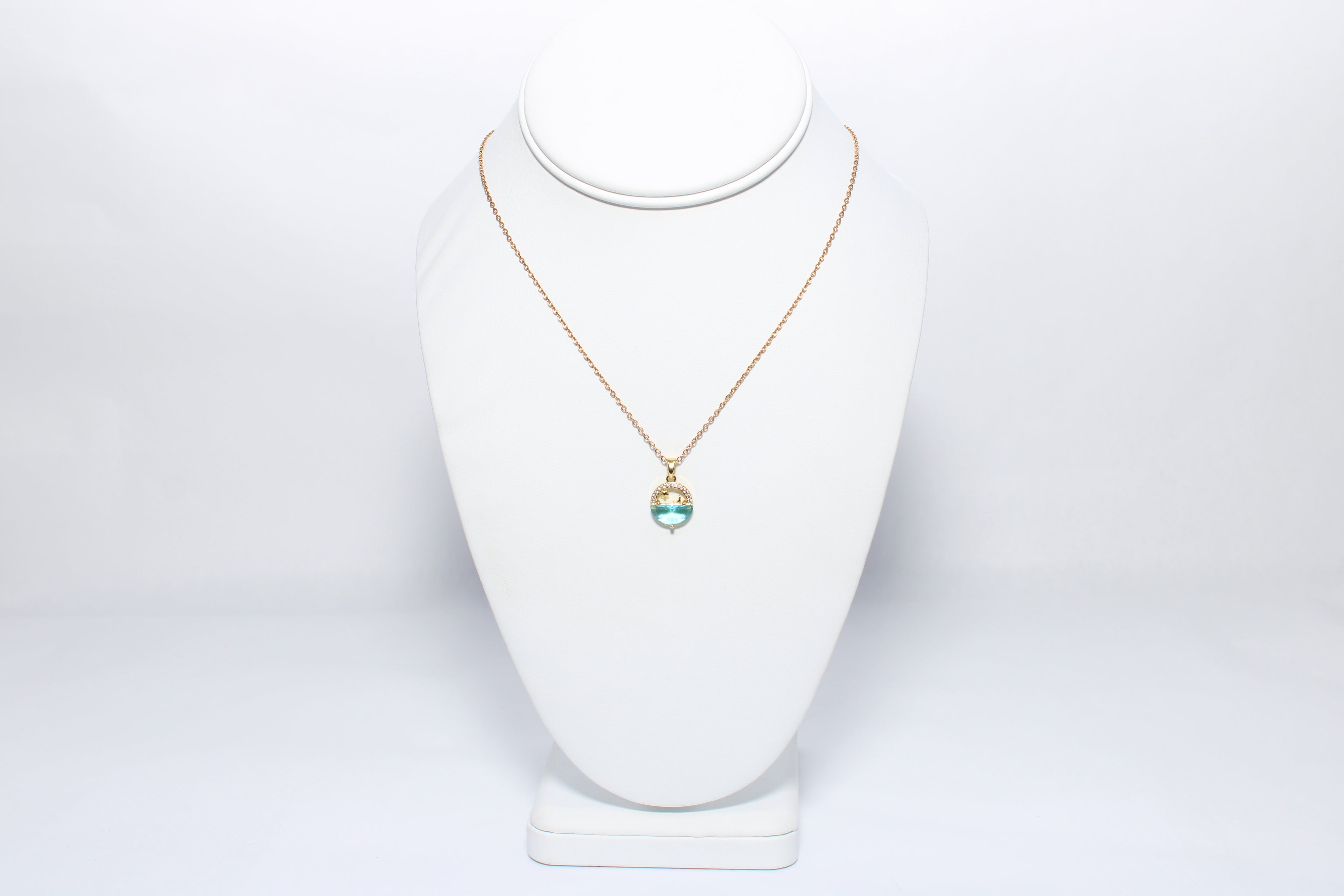 Golden Solstice | 18K Gold-Filled Pendant Necklace | Stainless Steel