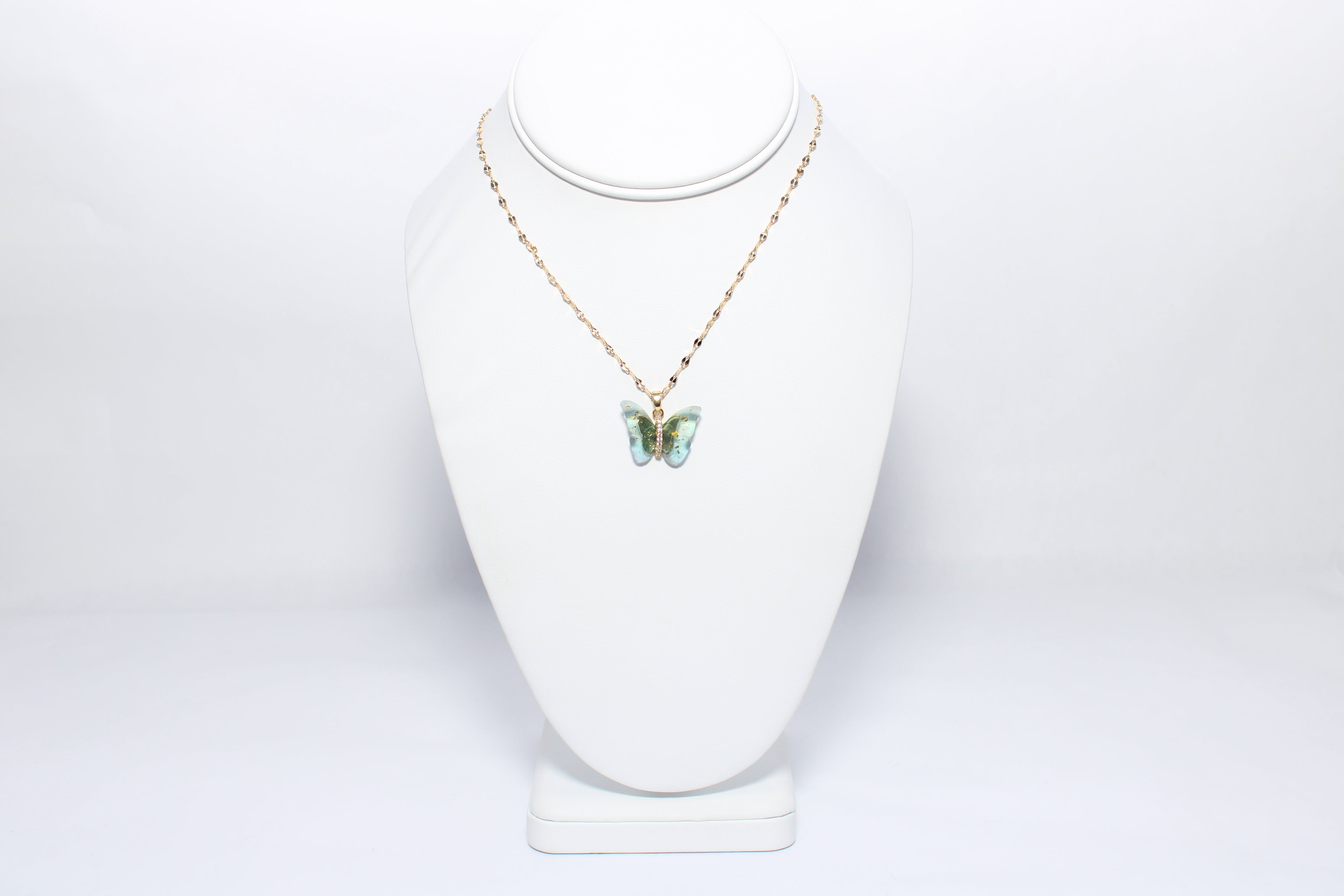 Gentle Grace | 18K Gold-Filled Butterfly Pendant Necklace | Stainless Steel