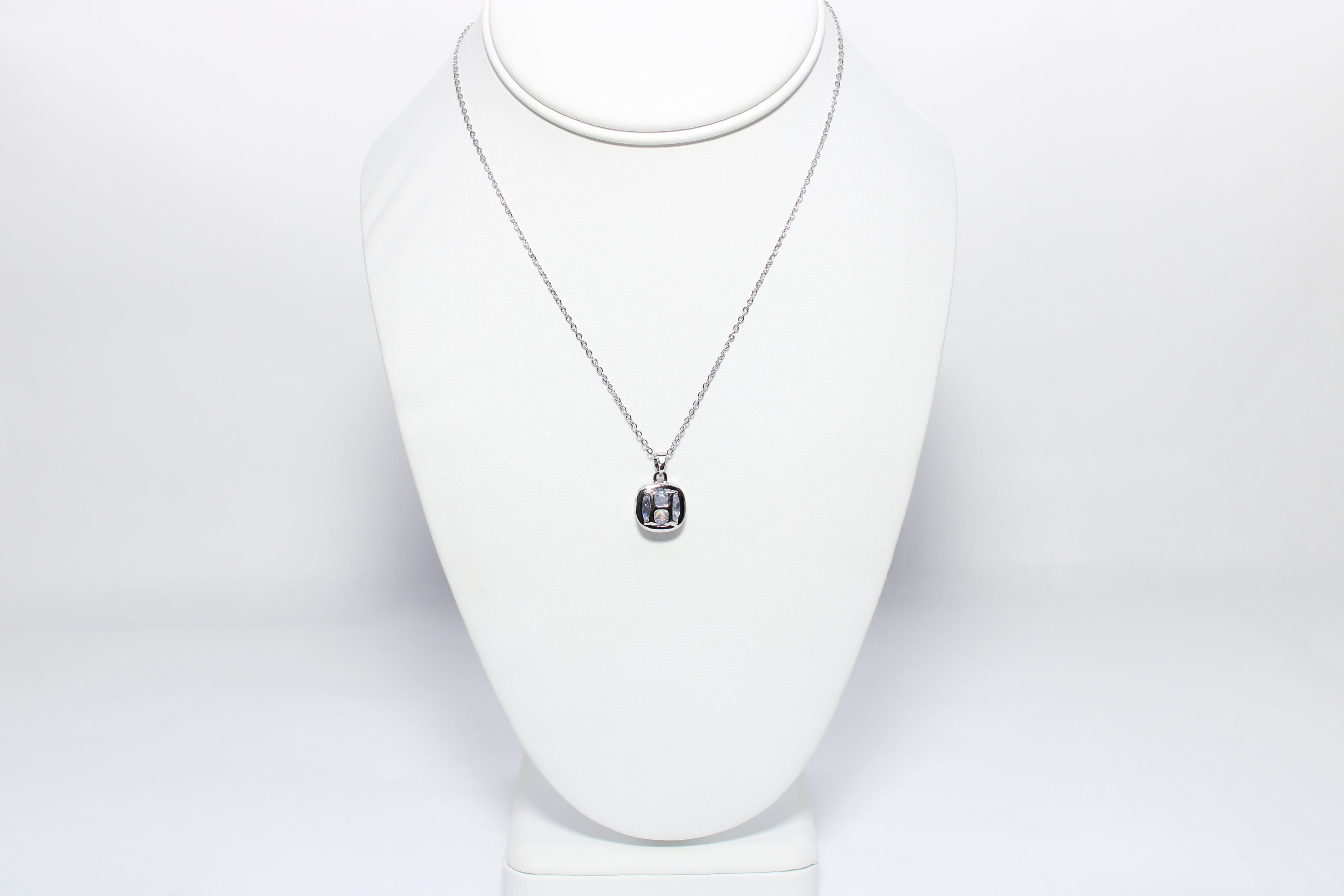 Golden Tide | 18K Gold-Filled Silver Dome Pendant Necklace | Stainless Steel