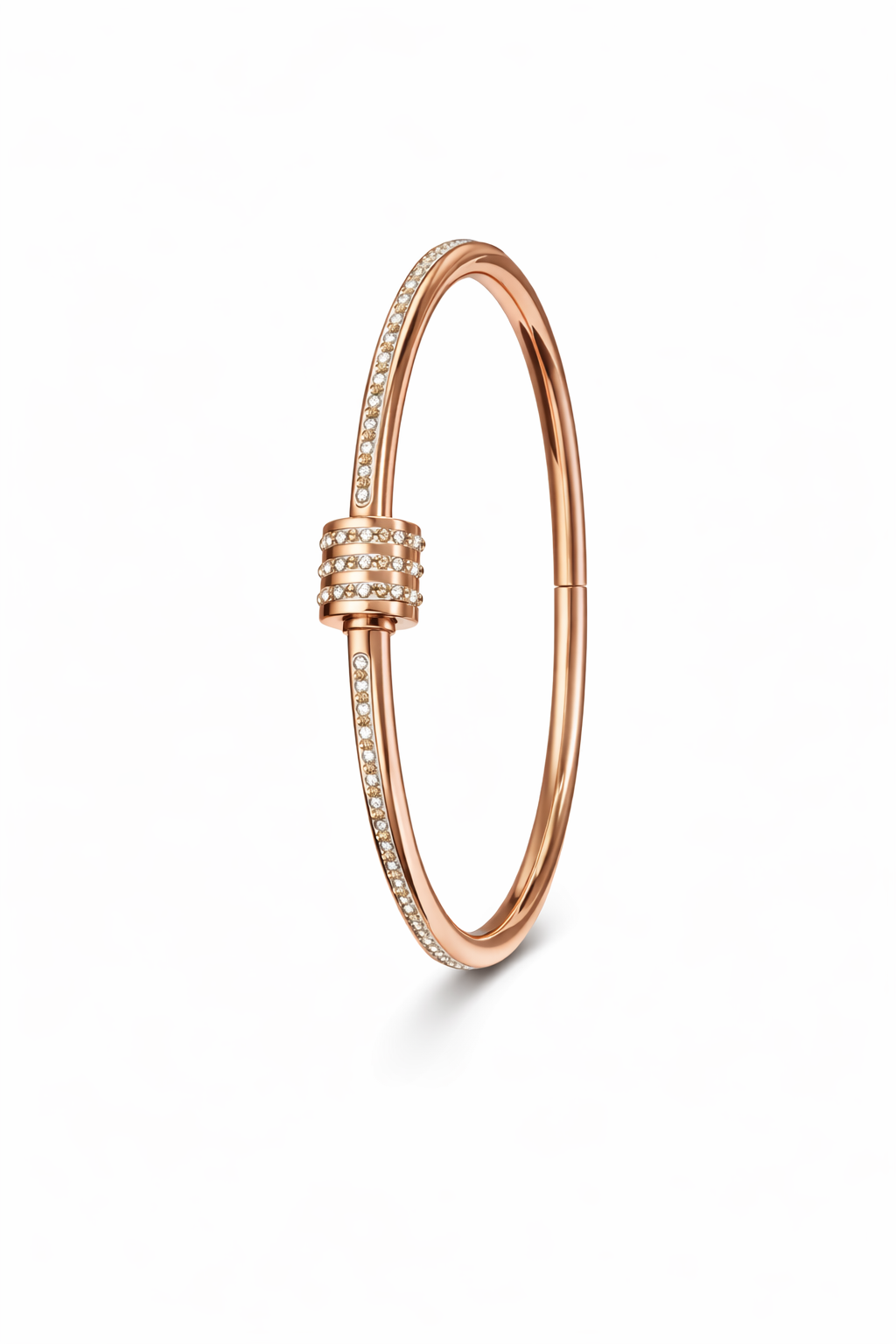 Aurora CZ Gold Filled Bangle