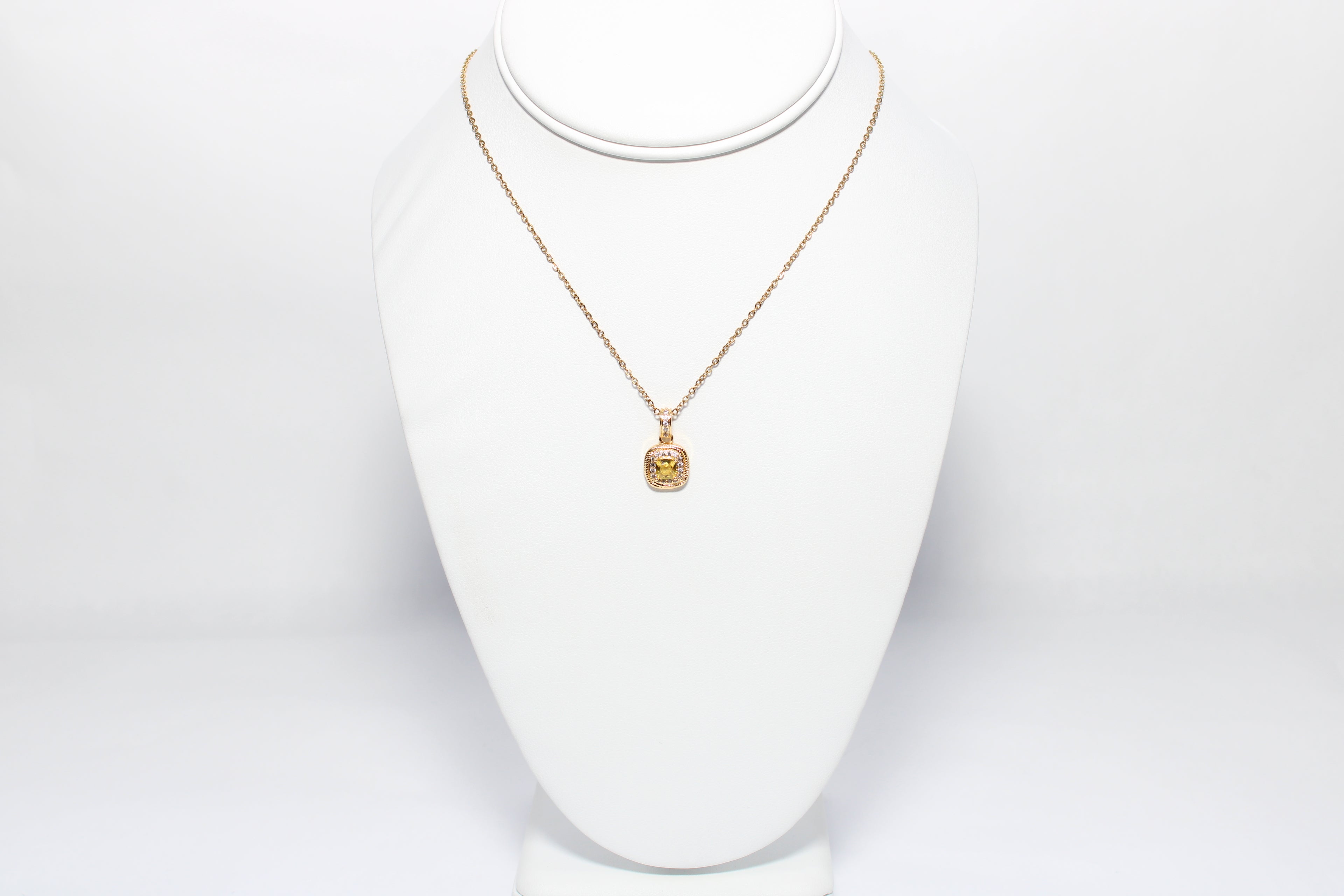 Classic Ribbon | 18K Gold-Filled Crown Medallion Necklace | Stainless Steel