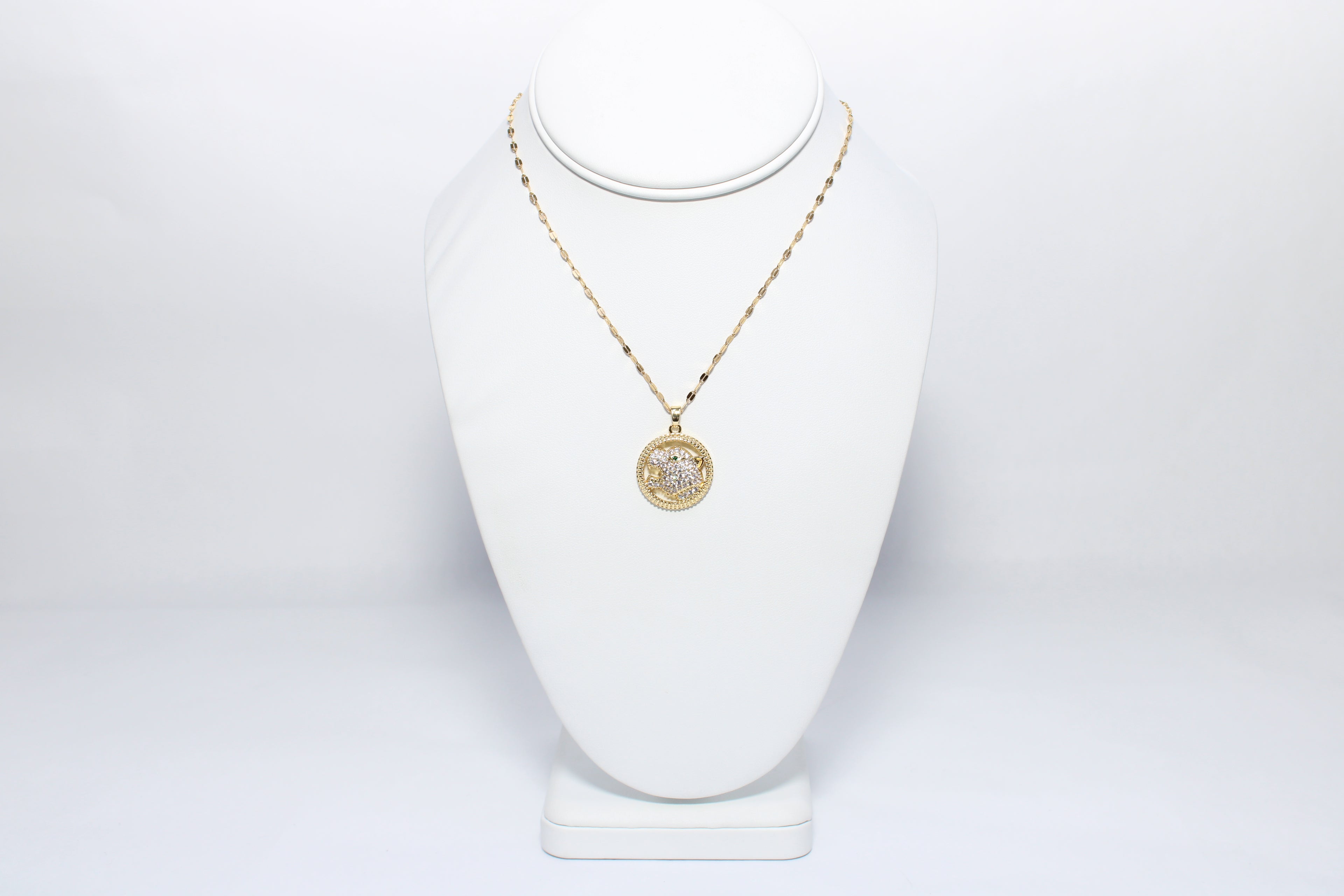 Faithful Spark | 18K Gold-Filled Medallion Necklace | Stainless Steel