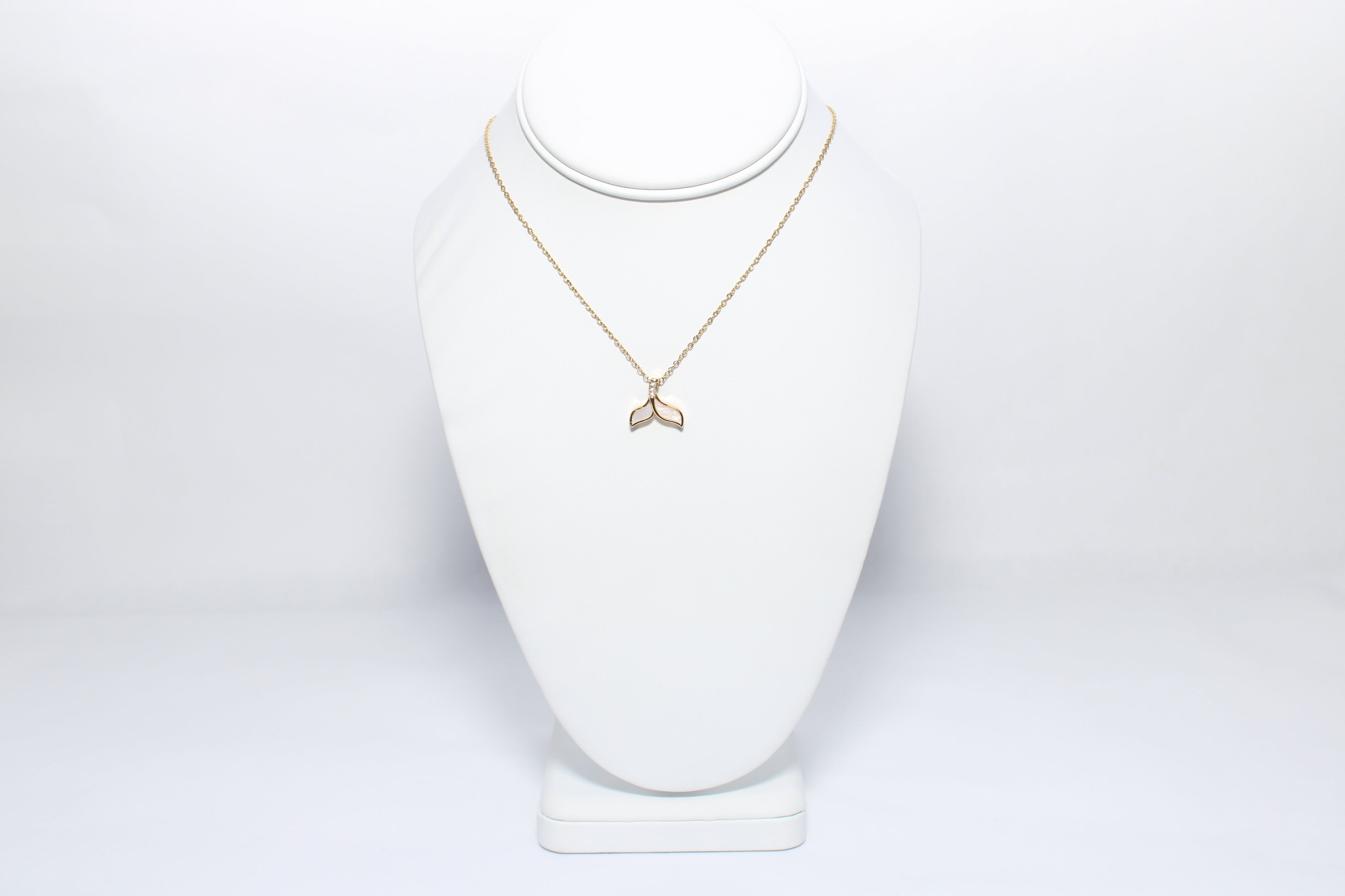 Stellar Path | 18K Gold-Filled Whale Tail Necklace | Stainless Steel