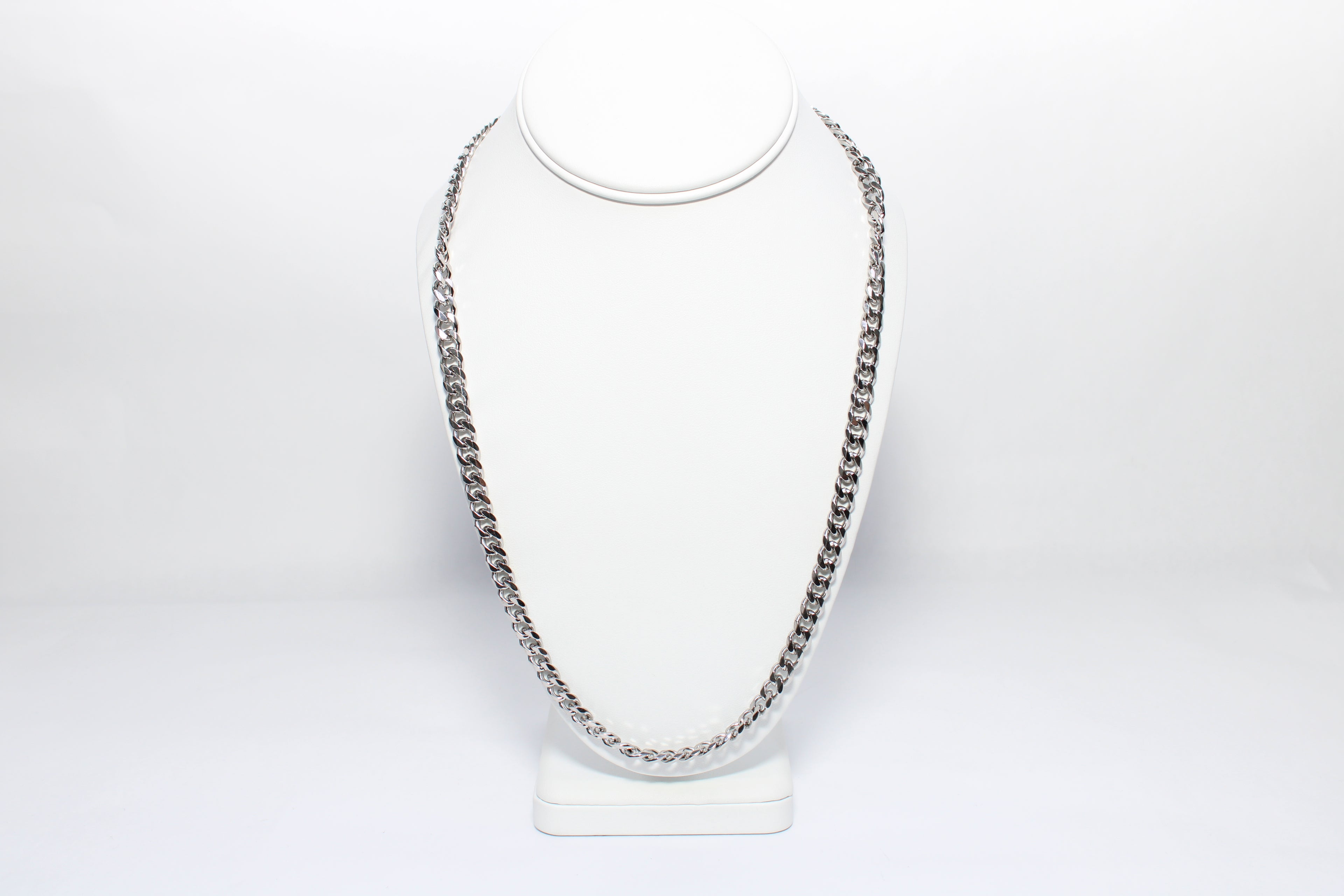 Eternal Halo | 18K Gold-Filled Cuban Chain Necklace | Stainless Steel