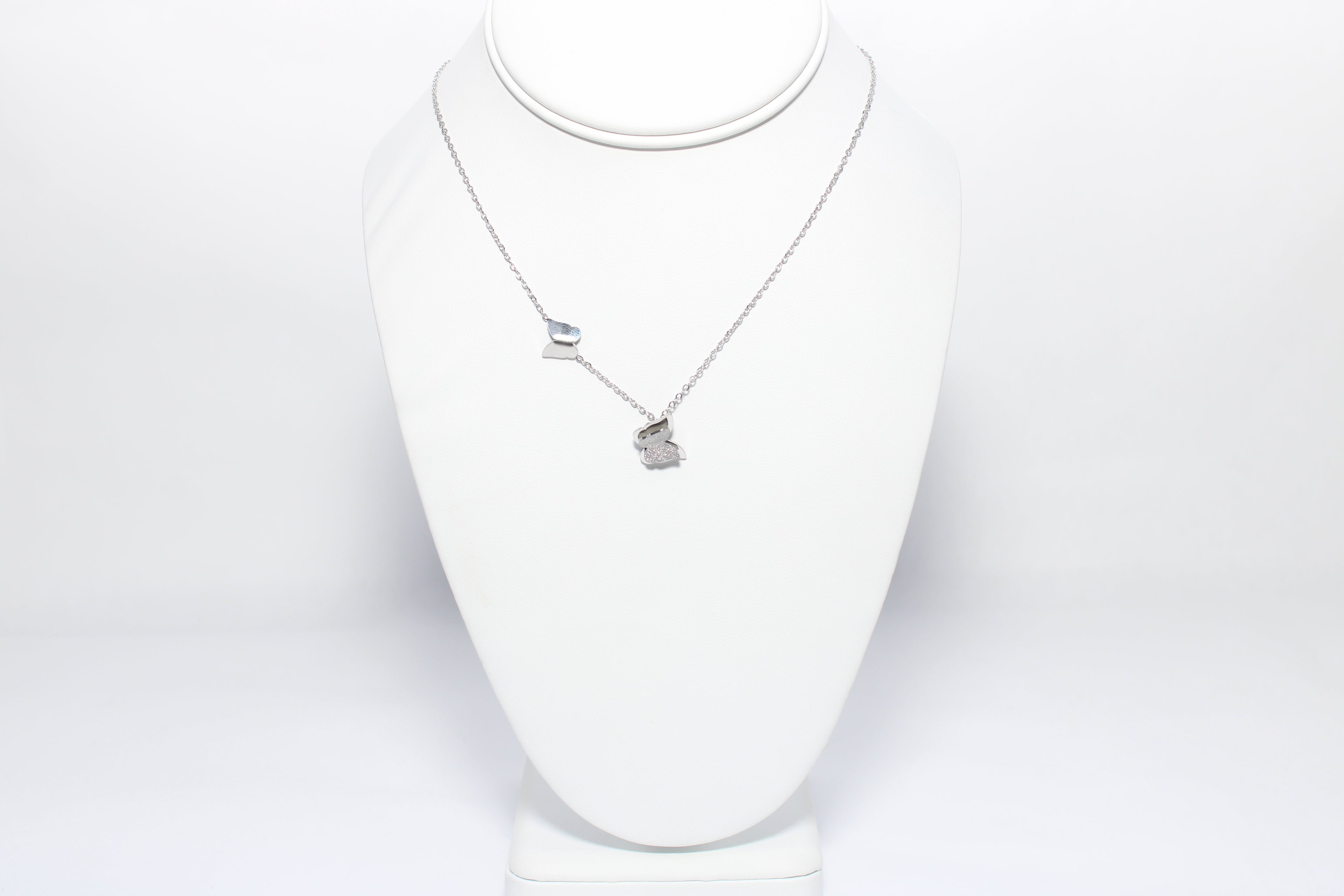 Velvet Shine | 18K Gold-Filled Heart CZ Necklace | Stainless Steel