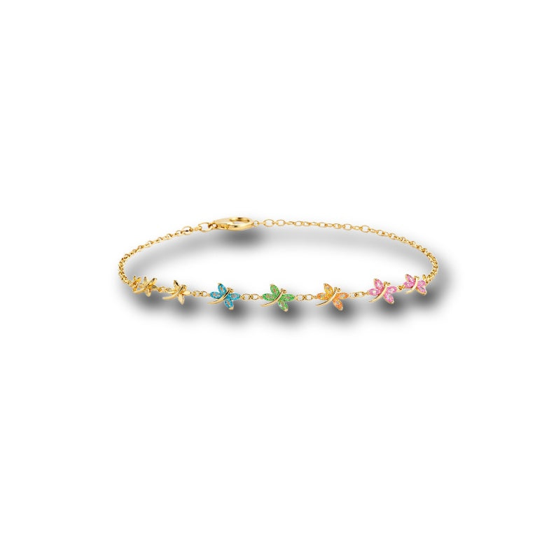 Golden Dragonfly Bracelet